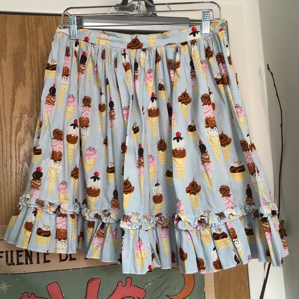 Ice Cream EGL Blue Skirt - Picture 2 of 4